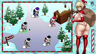 Anime Girl Takes BBC in Ass Christmas