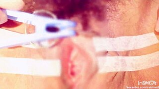 sucking and pinching that clit hard. wanna feel this raw massage?