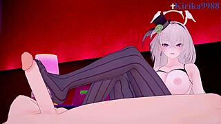 Yo, check Takanashi Hoshino and Utazumi Sakurako in wild idol sex from Blue Archive hentai!