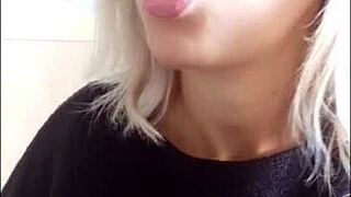 Smokin Sexy Hot Babe in Skirt