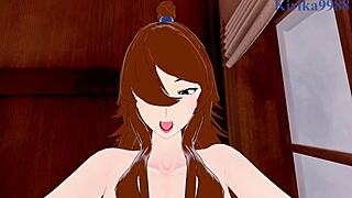 Mei Terumi and Konan in wild Naruto hentai action! 😍