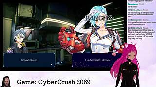 lewdneko says, 'let's play cybercrush 2069'