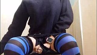 Smokin Sexy Hot Babe in Skirt