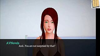 redhead amateur exposes small tits in 3d hentai family homemade scene