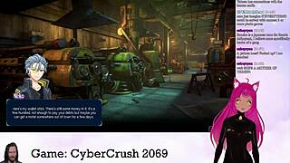 lewdneko says, 'let's play cybercrush 2069'