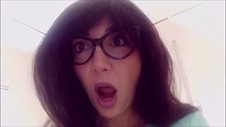 Smokin Sexy Hot Babe in Skirt