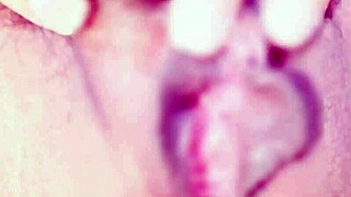 sucking and pinching that clit hard. wanna feel this raw massage?