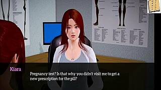 redhead amateur exposes small tits in 3d hentai family homemade scene