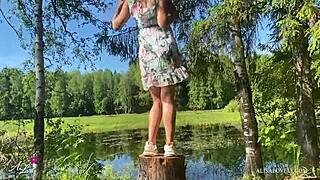 Is this the best doggystyle sex outdoors?