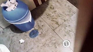 Friend takes advantage in bathroom and records