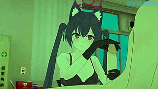 Yozakura Kirara and Kuromi Serika in Intense Hentai Sex