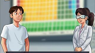 summertime saga episode 195 with anime characters