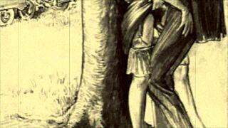 Wow, these vintage erotic drawings are wild