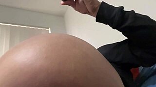 Hot 18-year-old twink gets assfucked by sexy shemale in homemade video