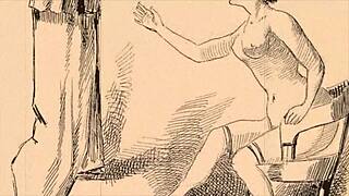 vintage erotic drawings evoke deep emotions and fantasies