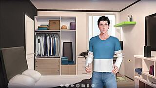 Naughty Aunt Rubs Giant Tits On My Dick In 3D Cartoon