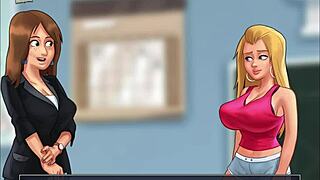 summertime saga episode 195 with anime characters