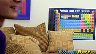 smart gay jasper robinson gets barebacked hard by chess-playing twink with monster cock