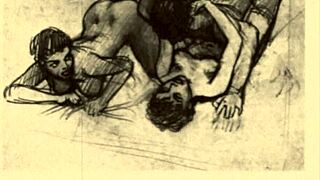 Wow, these vintage erotic drawings are wild