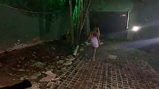 Did the young girl fuck the delivery guy in just panties? Yes!