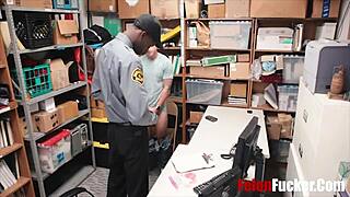security guard teen 18+ explores interests at work
