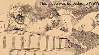 vintage erotic drawings evoke deep emotions and fantasies