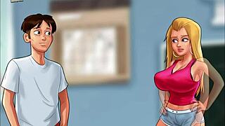 summertime saga episode 195 with anime characters