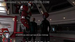 Exploring erotic big tits in spacetime game