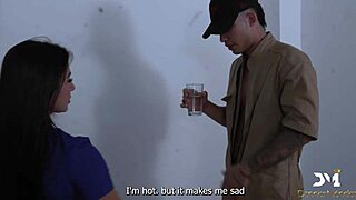 Holy hell, cuckold wife devours cum from painter’s huge cock - Danner Mendez & Silvana Lee!