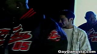 Interracial Gays Engage In Group Sex In Gym