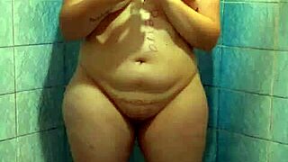 Maria, the disgusting whore, masturbates her pussy