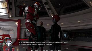 Exploring erotic big tits in spacetime game