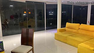 Did the young girl fuck the delivery guy in just panties? Yes!