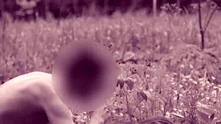 Watch this couple risk it all for a public anal creampie in the park?