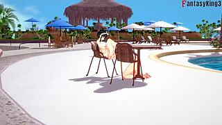 Yor Forger Bikini Pool Sex in Spy X Family