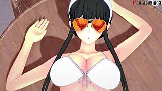 Yor Forger Bikini Pool Sex in Spy X Family