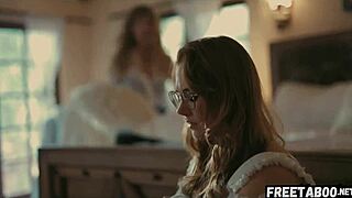 Lena Paul leads lesbian couple in wild MFF 3some