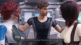 Elsie Explores Lesbian Desires in 3D Cartoon Stranded in Space 52