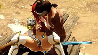 Warrior Princess Sets Out to Slay Minotaur but Gets Fucked Hard by Monster in 3D Cartoon.