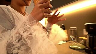 Masked Thief Takes Mariana Martix’s Big Tits Gift