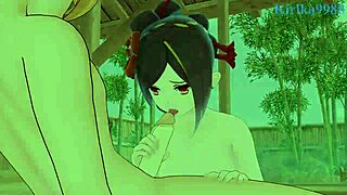 do you want to see mona and chiori fucking aether intensely in genshin hentai