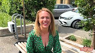 Damn, Julie Blonde Slut in Wild French Threesome Action!