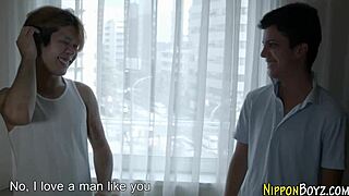 Japanese Dude Sucking Cock Hard