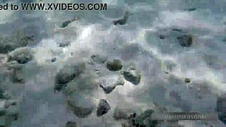 Public German Teen VeronikaVonk Flashes Big Boobs by Sea. So Bold and Kinky!