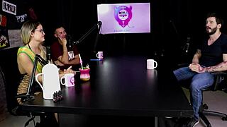 the fear of dick not rising in recording led to little gay porn, so he does therapy for crazy fetish with Arthur Aily in sheer red 😳