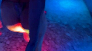 Quick locker room fuck after aquapark pickup