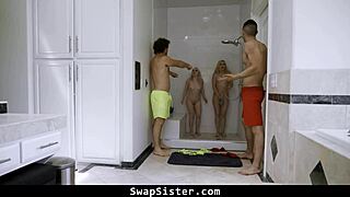 uhh, me n my stepbrothers swapped stepsisters for the wildest foursome everr, oops! - swapsister