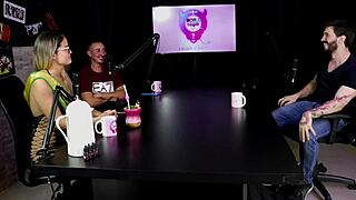 the fear of dick not rising in recording led to little gay porn, so he does therapy for crazy fetish with Arthur Aily in sheer red 😳