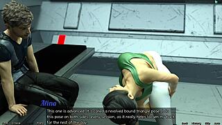 Stranded in Space 40 - Hot Yoga Session with Big Tits 3D Milf