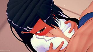 Damn! Nagatoro in Old Uniform Plays with Big Cock Uncensored!